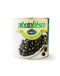Greci Black Pitted Olives 