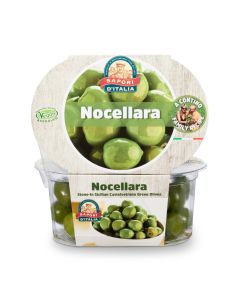 Sapori D'Italia Nocellara Olives with Stone (Retail Pack)